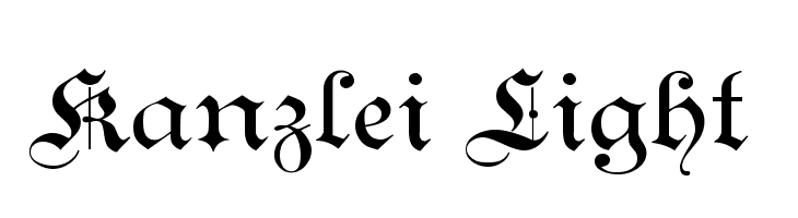 Kanzlei Light Font