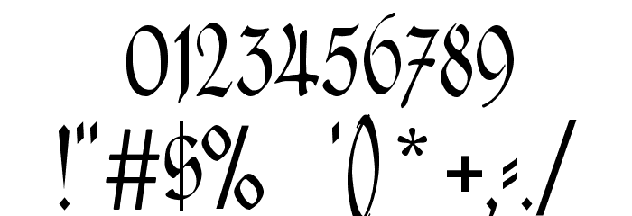 Kanzler Font OTHER CHARS