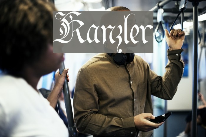 Kanzler Font examples