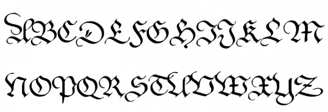 Kanzleyrath 字体 大写