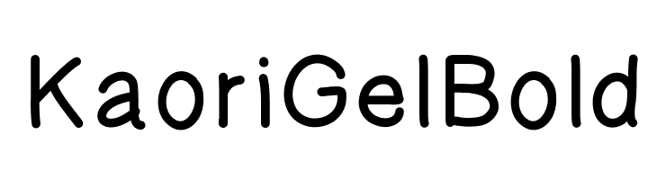 KaoriGelBold Font