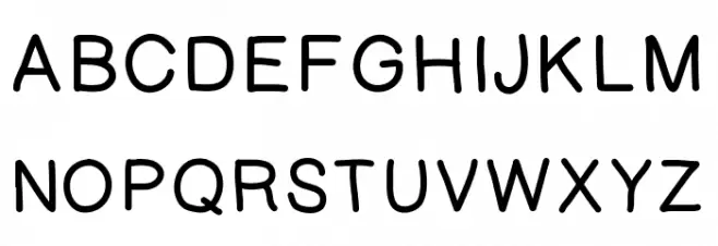 KaoriGelBold Fonte MAIÚSCULAS