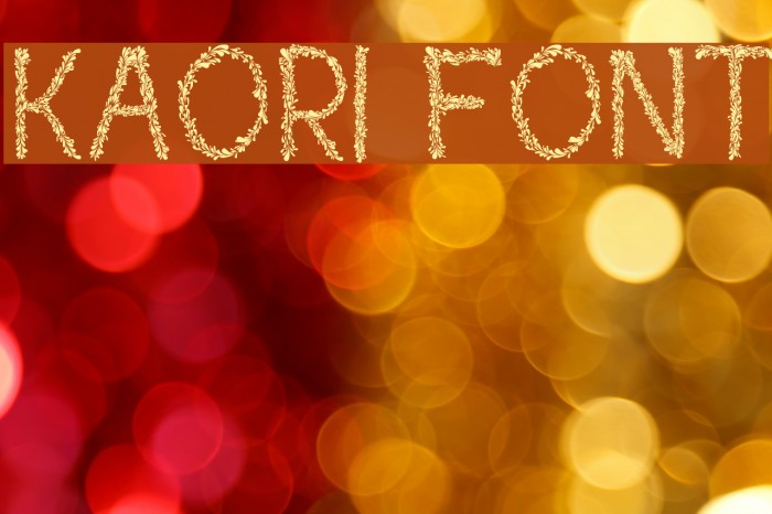Kaori Font examples