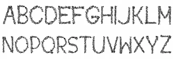 Kaori Schriftart Kleinbuchstaben