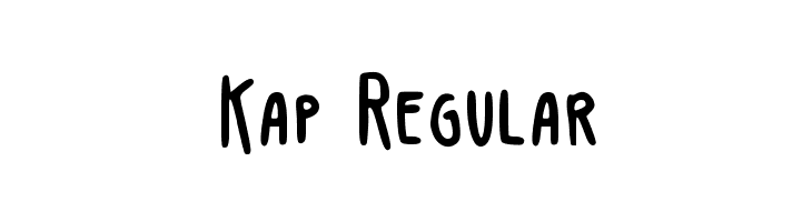 Kap Regular  フリーフォントのダウンロード