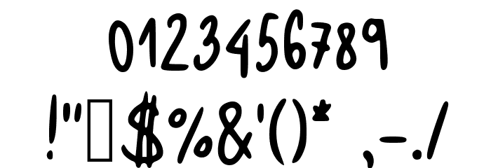 Kap Regular Font OTHER CHARS