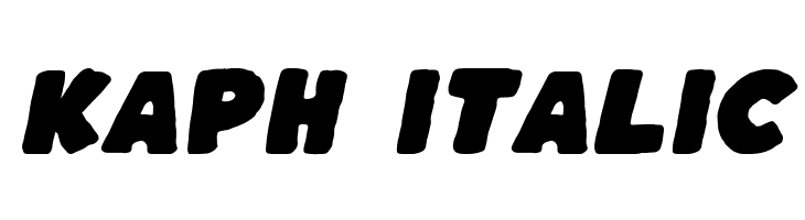Kaph Italic  नि: शुल्क फ़ॉन्ट्स डाउनलोड