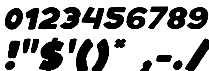 Kaph Italic Font OTHER CHARS