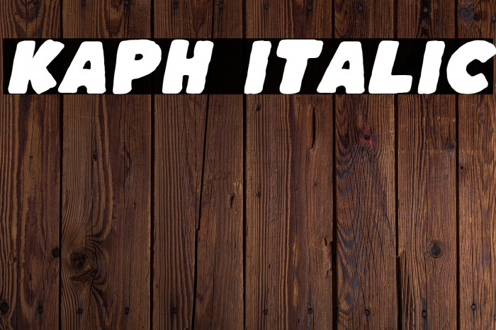 Kaph Italic Example 3