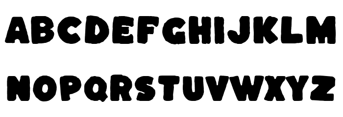 Kaph Font LOWERCASE