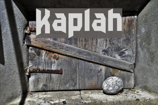Kaplah Example 1