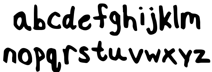 Kapooka Marker Font LOWERCASE
