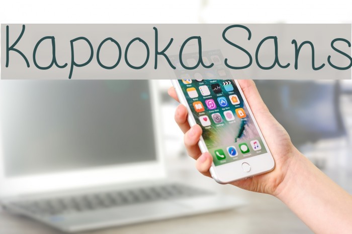 KapookaSans Font examples