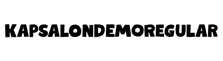 Kapsalon DEMO Regular Font