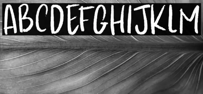 Kapsalon Pencil DEMO Regular Font examples