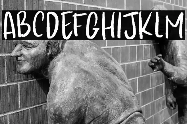 Kapsalon Pencil DEMO Regular Font examples