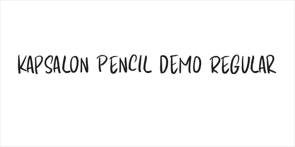 Kapsalon Pencil DEMO Regular Logo