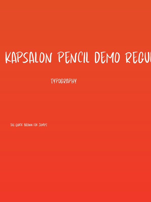 Kapsalon Pencil DEMO Regular Poster