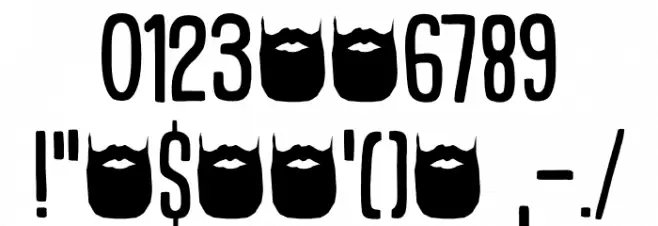 Kapsalon Print DEMO Regular フォント その他の文字