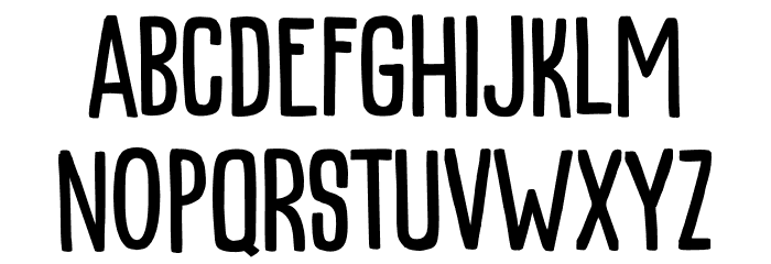 Kapsalon Print DEMO Regular Font LOWERCASE