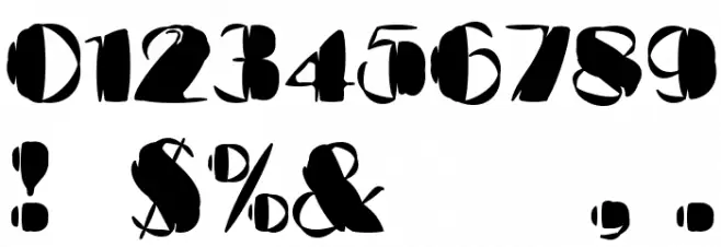 Kaptain Kurk Font OTHER CHARS