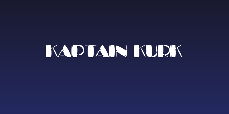 Kaptain Kurk Social Header