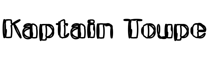 Kaptain Toupe  Free Fonts Download