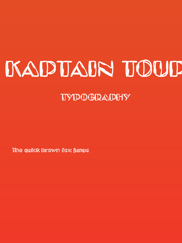 Kaptain Toupe Poster