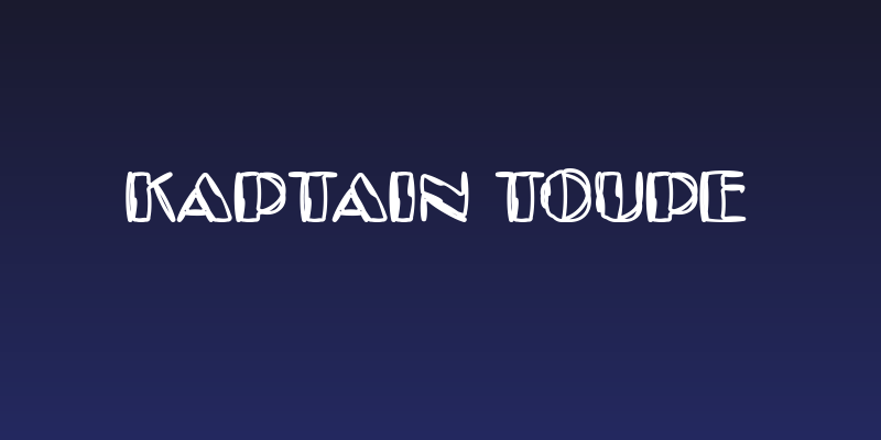 Kaptain Toupe Social Header