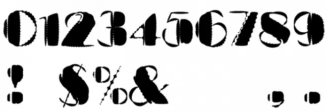 Kaptin Tribble Wound Font OTHER CHARS