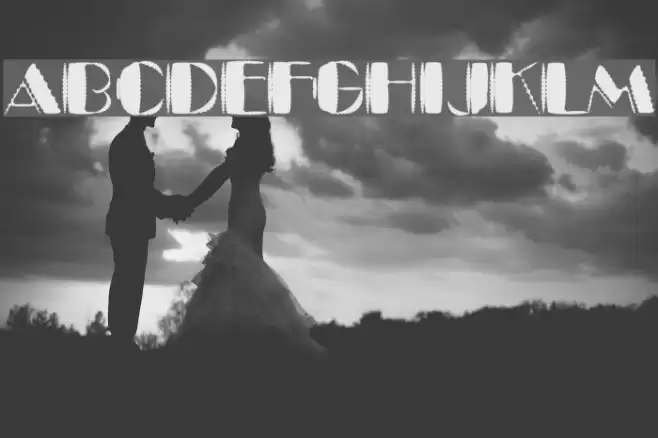 Kaptin Tribble Wound Font examples