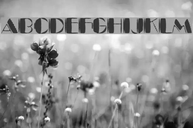 Kaptin Tribble Wound Font examples