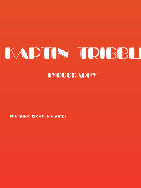 Kaptin Tribble Wound Poster