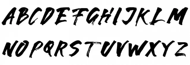 Karam-Italic Font UPPERCASE