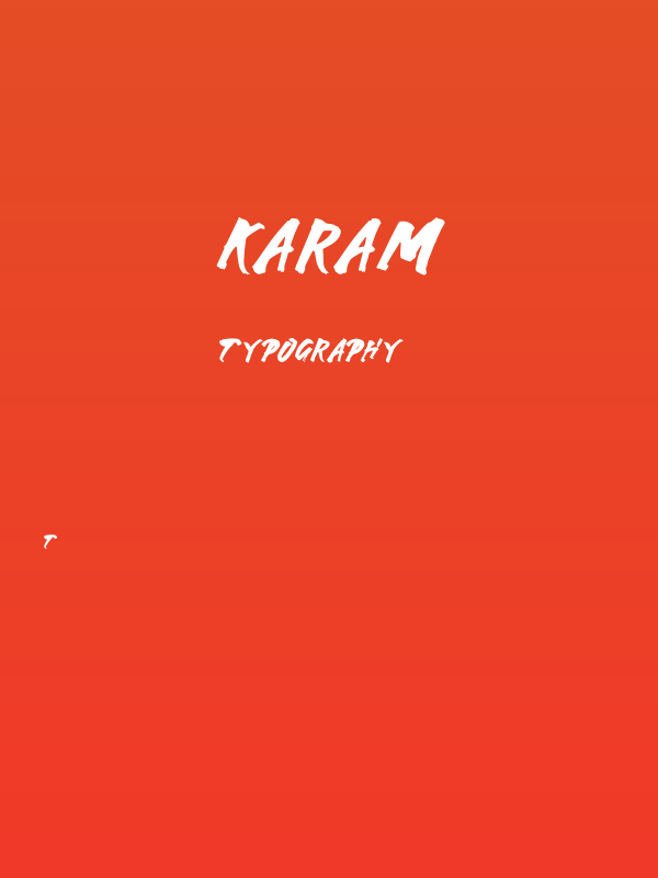 Karam Poster