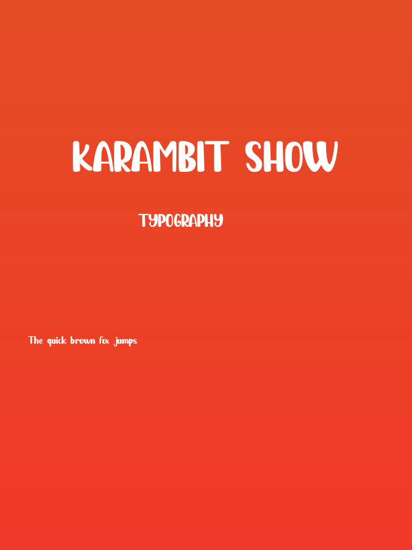 Karambit Show Poster