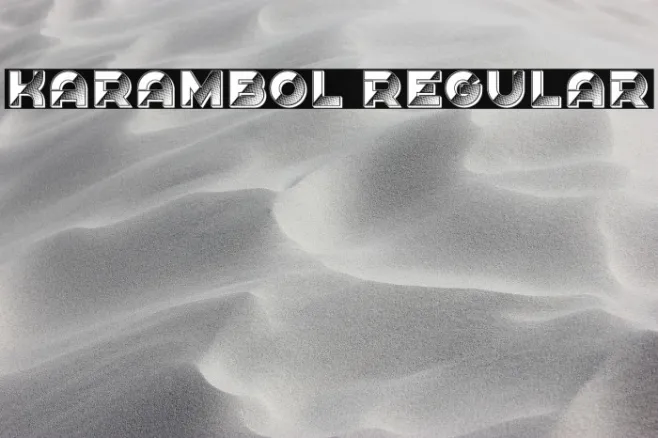 Karambol Regular Example 3
