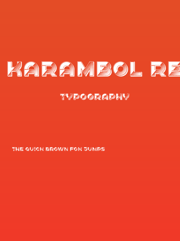 Karambol Regular Poster