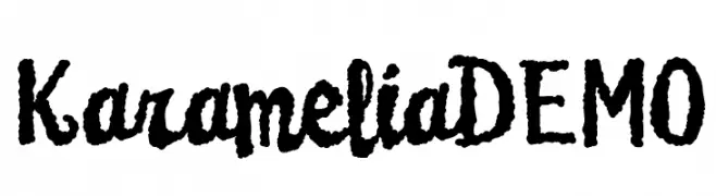 KarameliaDEMO  Free Fonts Download