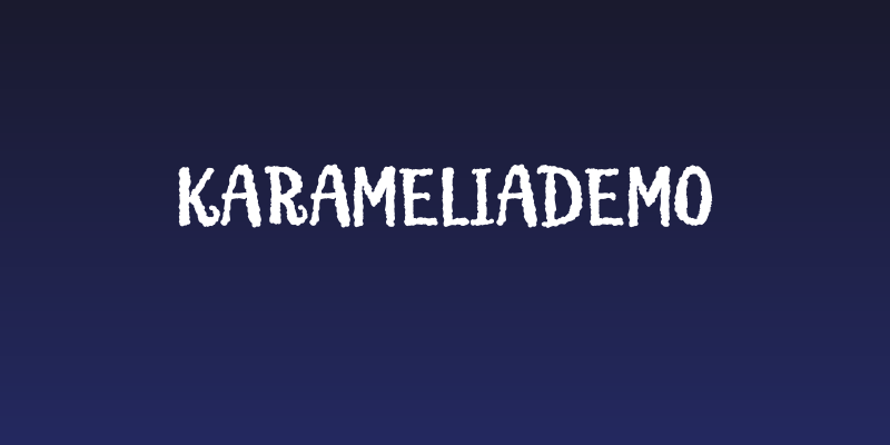 KarameliaDEMO Social Header
