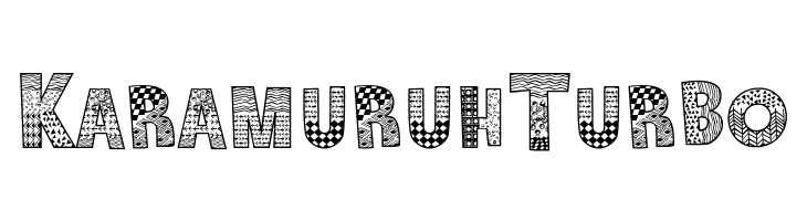 Karamuruh Turbo Font
