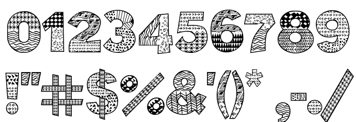 Karamuruh Turbo Font OTHER CHARS
