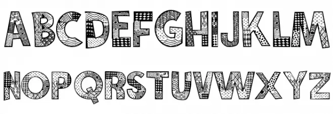 Karamuruh Font UPPERCASE