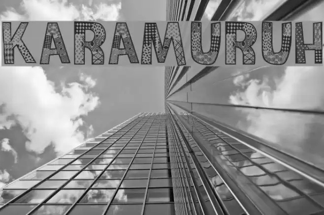 Karamuruh Font examples