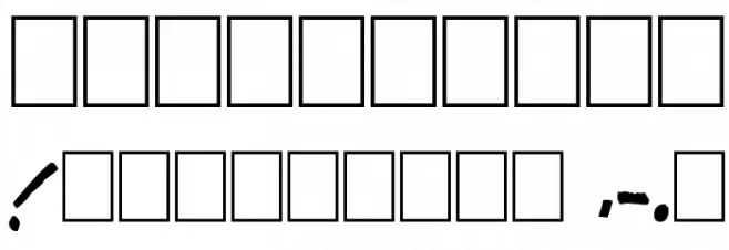 Karaoglan Font OTHER CHARS