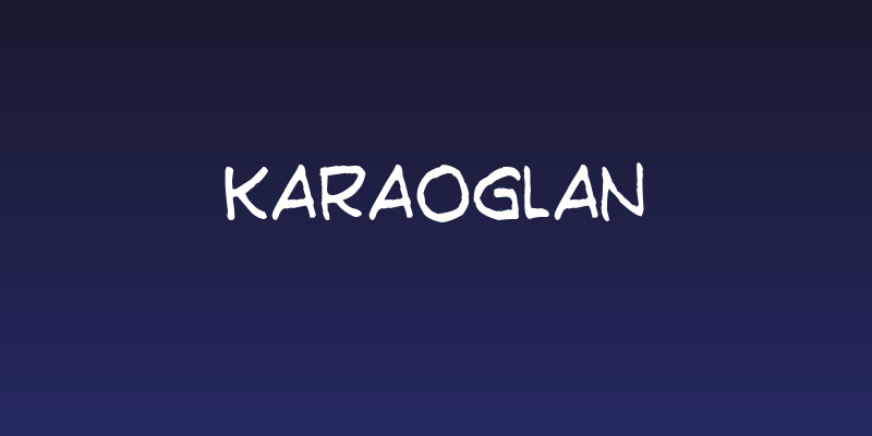 Karaoglan Social Header
