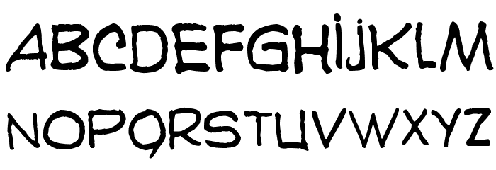 Karaoglan Font LOWERCASE