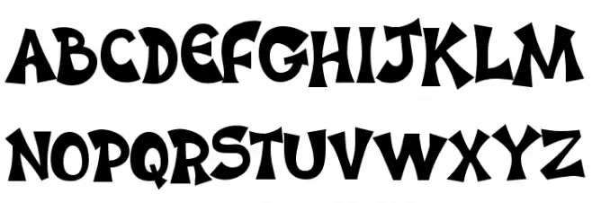 Karaoke Superstar BV Font UPPERCASE
