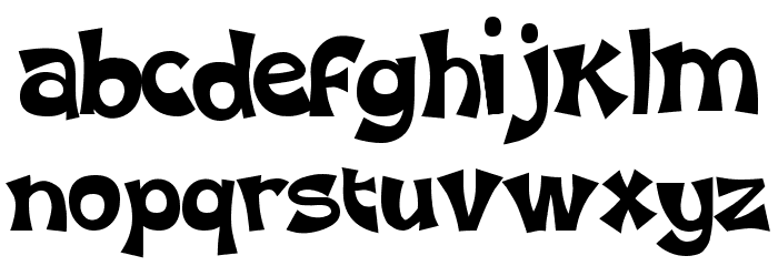 Karaoke Superstar BV Font LOWERCASE