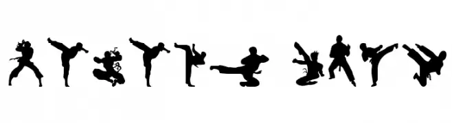 Karate Chop  Frei Schriftart Herunterladen